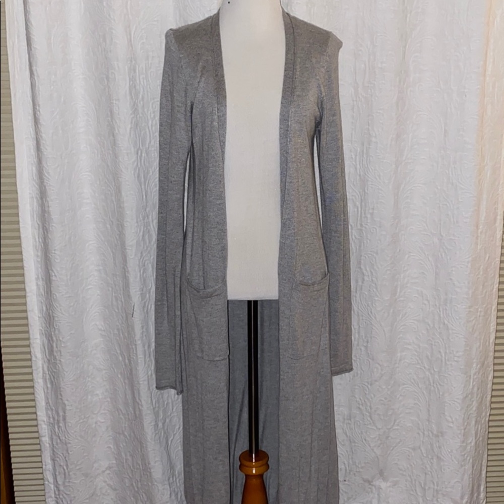 FLOOR LENGTH CARDIGAN